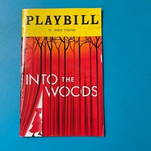 All Star Cast. INTO THE WOOD playbill